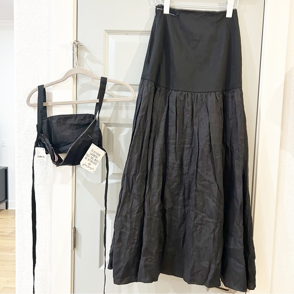 NWT Free People Hansen & Gretel Moonstruck Two Piece Set Top Skirt Embellished - Picture 7 of 10